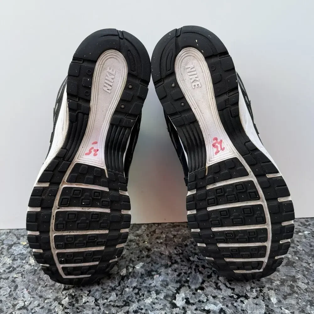 Nike P-6000 Black Iron Grey White Retro Running Shoes CD6404-003 Mens Size 12